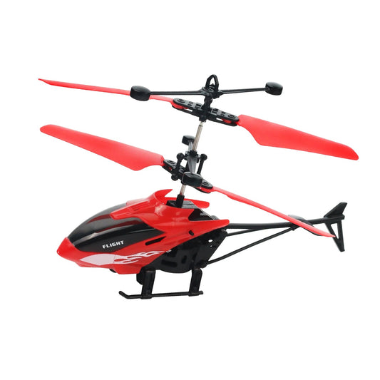 Remote-Controlled Mini Helicopter with Illumination: Durable and Impact-Resistant for Interactive Flight