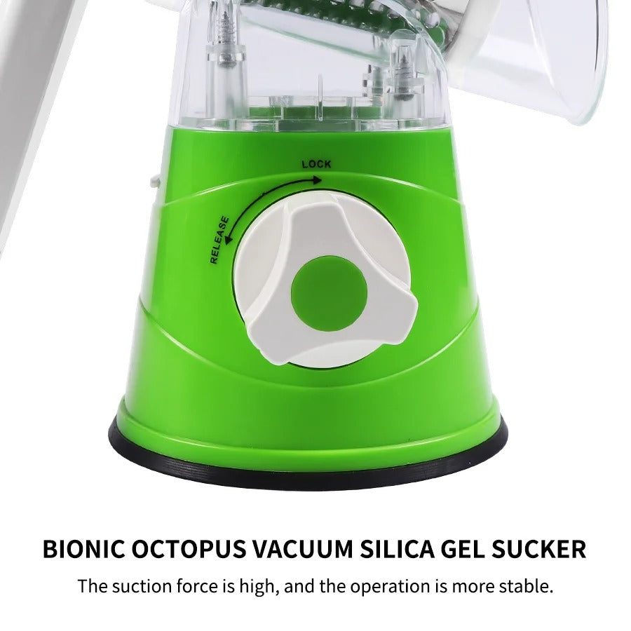 WALFOS 3-in-1 Veggie Slicer: Slice, Grate & Chop with Ease - Your Ultimate Kitchen Companion