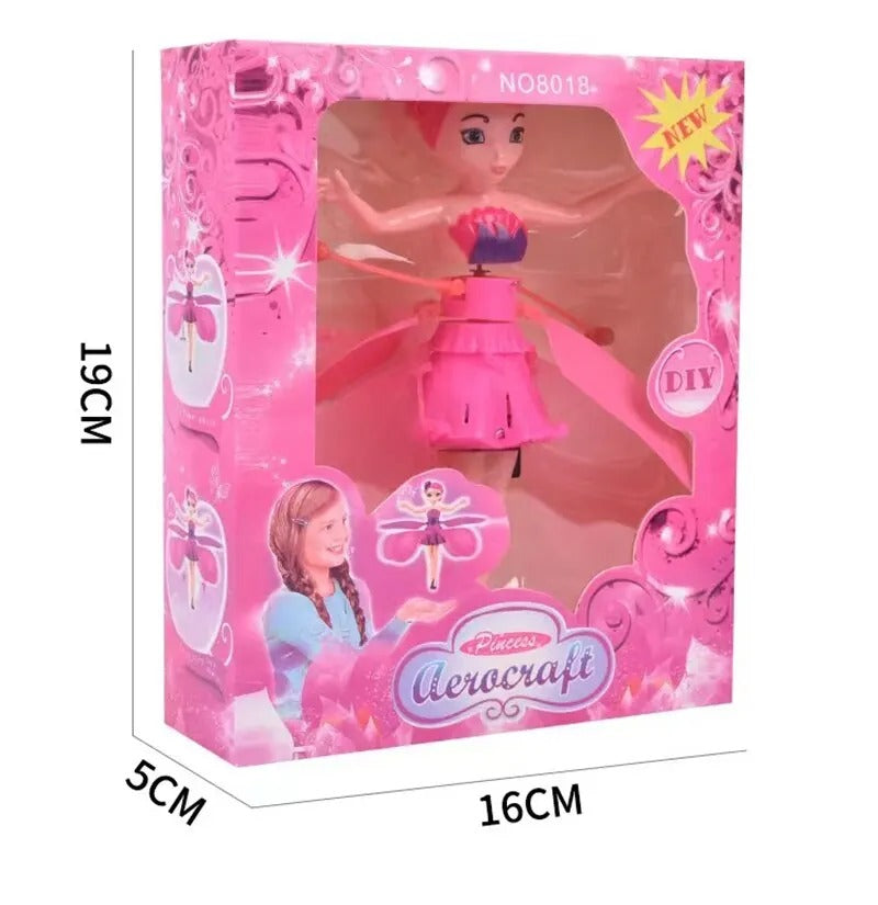 Magical Dancing Fairy Doll: Gesture-Controlled, Luminous Helicopter Toy - A Sparkling Gift for Kids