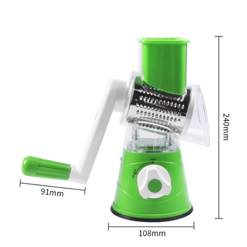 WALFOS 3-in-1 Veggie Slicer: Slice, Grate & Chop with Ease - Your Ultimate Kitchen Companion